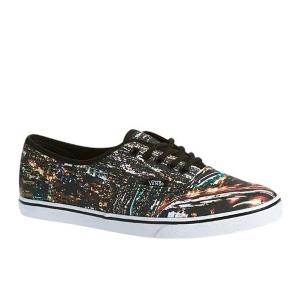 VANS Authentic Lo Pro (City) Black/True White Women's Shoes Size 6.5 NEW!!